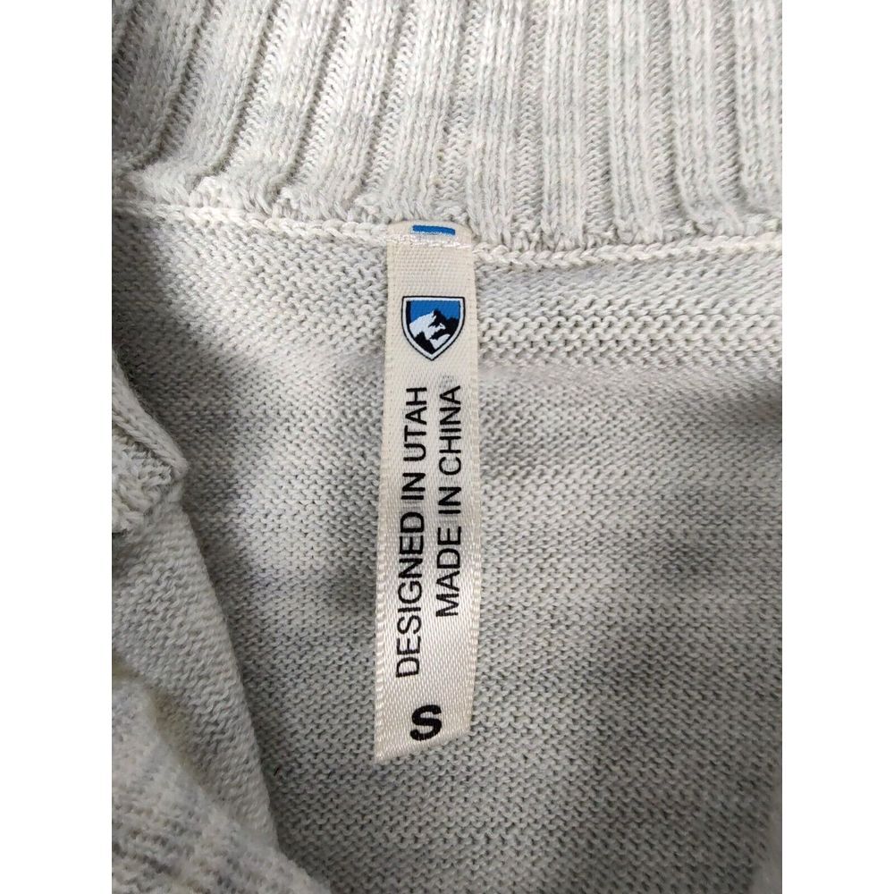 Kuhl Alpine Asymetrical Sweater Women's S Full Zip Merino Wool Blend - Picture 4 of 11